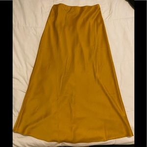 Forever 21 silk skirt
